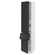 SEKTION / MAXIMERA Gabinete alto+2 puertas/2 frnt/4cjn, blanco/Upplöv antracita mate, 18x15x80 "