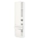 SEKTION / MAXIMERA Gabinete alto+2 puertas/2 frnt/4cjn, blanco/Veddinge blanco, 24x15x90 "