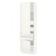 SEKTION / MAXIMERA Gabinete alto+2 puertas/2 frnt/4cjn, blanco/Veddinge blanco, 24x15x80 "