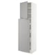 SEKTION / MAXIMERA Gabinete alto+4cjn/1pt/2stnt xtrbl, blanco/Bodbyn gris, 24x24x90 "