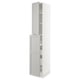SEKTION / MAXIMERA Gabinete alto+4cjn/1pt/2stnt xtrbl, blanco/Lerhyttan gris claro, 15x24x90 "