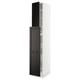SEKTION / MAXIMERA Gabinete alto+4cjn/1pt/2stnt xtrbl, blanco/Lerhyttan teñido en negro, 15x24x90 "
