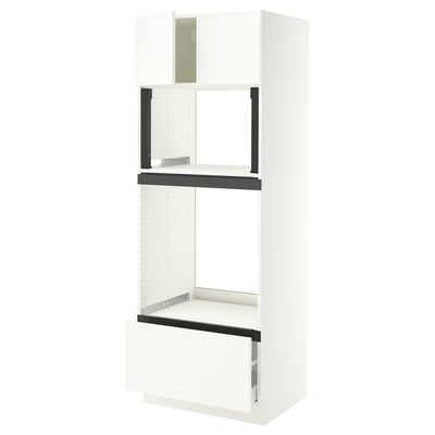 SEKTION / MAXIMERA Gabinete alto horno/micro+cjn/2prta, blanco/Aspudden blanco mate, 30x24x80 "