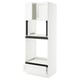 SEKTION / MAXIMERA Gabinete alto horno/micro+cjn/2prta, blanco Enköping/blanco efecto madera, 30x24x80 "
