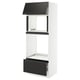 SEKTION / MAXIMERA Gabinete alto micro/horno+cajón/pt, blanco/Upplöv antracita mate, 30x24x80 "