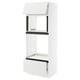 SEKTION / MAXIMERA Gabinete alto micro/horno+cajón/pt, blanco/Voxtorp blanco mate, 30x24x80 "