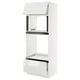 SEKTION / MAXIMERA Gabinete alto micro/hrn+cjn/pt+appr, blanco/Ringhult blanco, 30x24x80 "