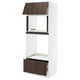 SEKTION / MAXIMERA Gabinete alto micro/hrn+cjn/pt+appr, blanco/Sinarp marrón, 30x24x80 "