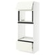SEKTION / MAXIMERA Gabinete alto micro/hrn+cjn/pt+appr, blanco/Vallstena blanco, 30x24x80 "