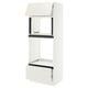 SEKTION / MAXIMERA Gabinete alto micro/hrn+cjn/pt+appr, blanco/Veddinge blanco, 30x24x80 "