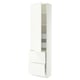 SEKTION / MAXIMERA Gabinete alto+prta/2 frentes/4 cjn, blanco/Aspudden blanco mate, 24x15x90 "