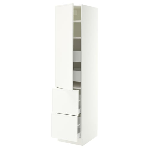 SEKTION / MAXIMERA Gabinete alto+prta/2 frentes/4 cjn, blanco/Aspudden blanco mate, 18x24x80 "