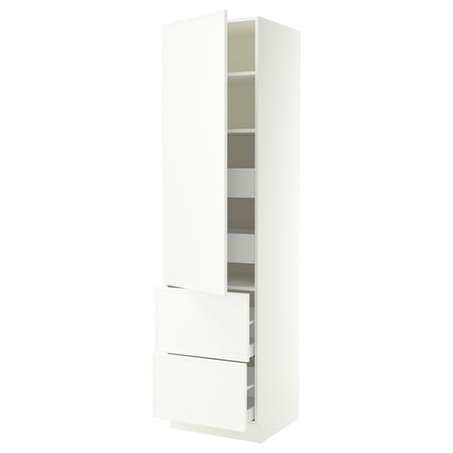 SEKTION / MAXIMERA Gabinete alto+prta/2 frentes/4 cjn, blanco/Aspudden blanco mate, 24x24x90 "