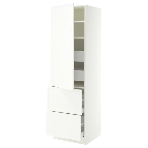 SEKTION / MAXIMERA Gabinete alto+prta/2 frentes/4 cjn, blanco/Aspudden blanco mate, 24x24x80 "