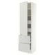 SEKTION / MAXIMERA Gabinete alto+prta/2 frentes/4 cjn, blanco/Aspudden gris claro, 24x24x90 "