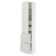 SEKTION / MAXIMERA Gabinete alto+prta/2 frentes/4 cjn, blanco/Aspudden gris claro, 18x15x80 "