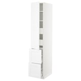 SEKTION / MAXIMERA Gabinete alto+prta/2 frentes/4 cjn, blanco/Axstad blanco mate, 15x24x80 "