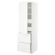 SEKTION / MAXIMERA Gabinete alto+prta/2 frentes/4 cjn, blanco/Axstad blanco mate, 24x24x80 "