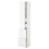 SEKTION / MAXIMERA Gabinete alto+prta/2 frentes/4 cjn, blanco/Axstad blanco mate, 15x15x80 "