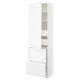 SEKTION / MAXIMERA Gabinete alto+prta/2 frentes/4 cjn, blanco/Axstad blanco mate, 24x15x80 "
