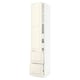 SEKTION / MAXIMERA Gabinete alto+prta/2 frentes/4 cjn, blanco/Bodbyn color hueso, 18x24x90 "