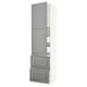 SEKTION / MAXIMERA Gabinete alto+prta/2 frentes/4 cjn, blanco/Bodbyn gris, 24x24x90 "
