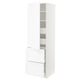 SEKTION / MAXIMERA Gabinete alto+prta/2 frentes/4 cjn, blanco Enköping/blanco efecto madera, 24x24x80 "