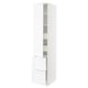 SEKTION / MAXIMERA Gabinete alto+prta/2 frentes/4 cjn, blanco Enköping/blanco efecto madera, 18x24x90 "