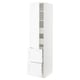 SEKTION / MAXIMERA Gabinete alto+prta/2 frentes/4 cjn, blanco Enköping/blanco efecto madera, 18x24x80 "