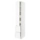 SEKTION / MAXIMERA Gabinete alto+prta/2 frentes/4 cjn, blanco Enköping/blanco efecto madera, 15x24x90 "