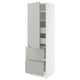 SEKTION / MAXIMERA Gabinete alto+prta/2 frentes/4 cjn, blanco/Havstorp gris claro, 24x24x80 "