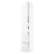 SEKTION / MAXIMERA Gabinete alto+prta/2 frentes/4 cjn, blanco/Ringhult blanco, 15x24x90 "