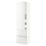 SEKTION / MAXIMERA Gabinete alto+prta/2 frentes/4 cjn, blanco/Ringhult blanco, 24x24x90 "