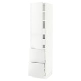 SEKTION / MAXIMERA Gabinete alto+prta/2 frentes/4 cjn, blanco/Ringhult blanco, 18x24x80 "
