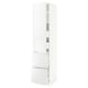 SEKTION / MAXIMERA Gabinete alto+prta/2 frentes/4 cjn, blanco/Ringhult blanco, 18x24x80 "