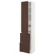 SEKTION / MAXIMERA Gabinete alto+prta/2 frentes/4 cjn, blanco/Sinarp marrón, 18x15x80 "