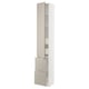SEKTION / MAXIMERA Gabinete alto+prta/2 frentes/4 cjn, blanco/Stensund beige, 15x15x90 "