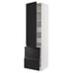 SEKTION / MAXIMERA Gabinete alto+prta/2 frentes/4 cjn, blanco/Upplöv antracita mate, 24x24x90 "