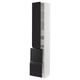 SEKTION / MAXIMERA Gabinete alto+prta/2 frentes/4 cjn, blanco/Upplöv antracita mate, 15x15x80 "