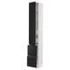 SEKTION / MAXIMERA Gabinete alto+prta/2 frentes/4 cjn, blanco/Upplöv antracita mate, 15x15x90 "
