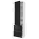 SEKTION / MAXIMERA Gabinete alto+prta/2 frentes/4 cjn, blanco/Upplöv antracita mate, 24x15x90 "