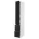 SEKTION / MAXIMERA Gabinete alto+prta/2 frentes/4 cjn, blanco/Upplöv antracita mate, 15x24x90 "