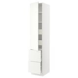 SEKTION / MAXIMERA Gabinete alto+prta/2 frentes/4 cjn, blanco/Vallstena blanco, 18x24x90 "