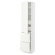 SEKTION / MAXIMERA Gabinete alto+prta/2 frentes/4 cjn, blanco/Vallstena blanco, 18x15x80 "
