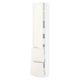 SEKTION / MAXIMERA Gabinete alto+prta/2 frentes/4 cjn, blanco/Veddinge blanco, 15x15x80 "