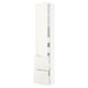 SEKTION / MAXIMERA Gabinete alto+prta/2 frentes/4 cjn, blanco/Veddinge blanco, 18x15x90 "