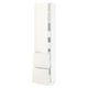 SEKTION / MAXIMERA Gabinete alto+prta/2 frentes/4 cjn, blanco/Veddinge blanco, 18x15x80 "