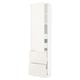 SEKTION / MAXIMERA Gabinete alto+prta/2 frentes/4 cjn, blanco/Veddinge blanco, 24x15x90 "