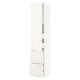 SEKTION / MAXIMERA Gabinete alto+prta/2 frentes/4 cjn, blanco/Veddinge blanco, 18x24x90 "