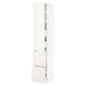SEKTION / MAXIMERA Gabinete alto+prta/2 frentes/4 cjn, blanco/Veddinge blanco, 15x24x80 "
